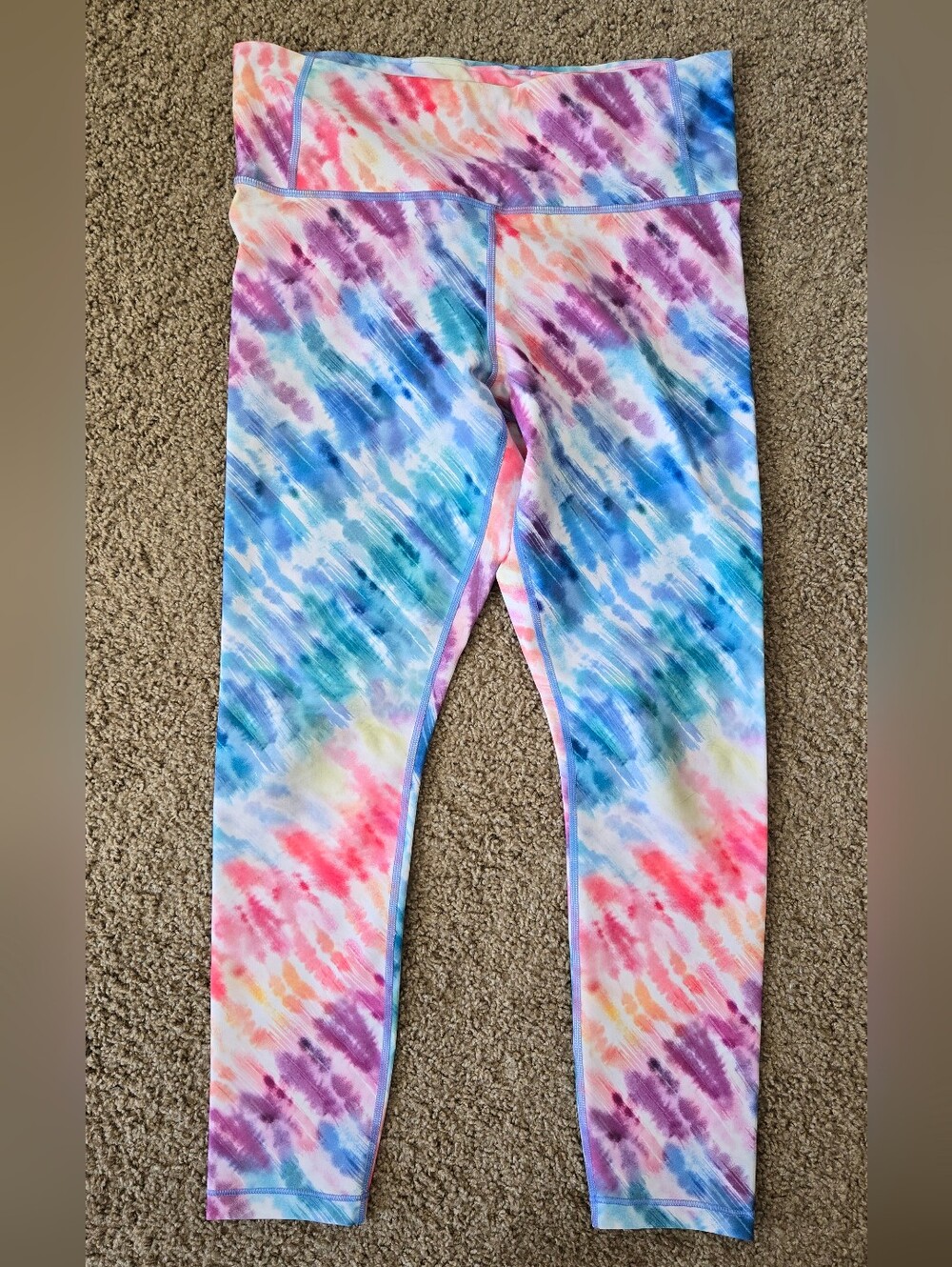 Athleta Tie Dye 7/8 Leggings